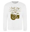 Свитшот Just say cheese Белый фото