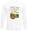 Лонгслів Just say cheese Білий фото