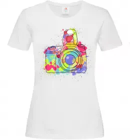 Женская футболка Photograp her Черный фото