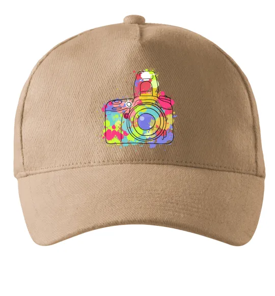 Кепка Сamera Песочный фото