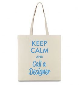 Эко-сумка Keep calm and call a dsigner