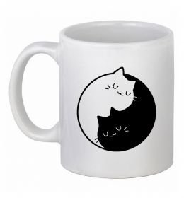 Чашка керамическая Cat black and white Чашка керамическая Cat black and white