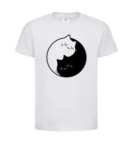 Дитяча футболка Cat portrait Білий фото