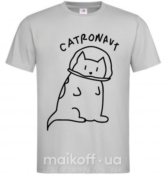 Чоловіча футболка Catronaut Сірий фото