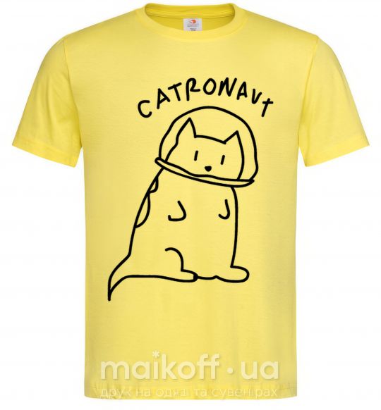 Чоловіча футболка Catronaut Лимонний фото