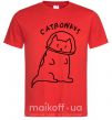 Мужская футболка Catronaut Красный фото