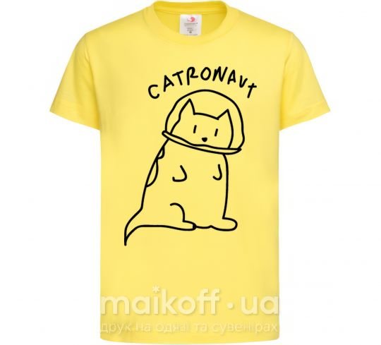 Дитяча футболка Catronaut Лимонний фото