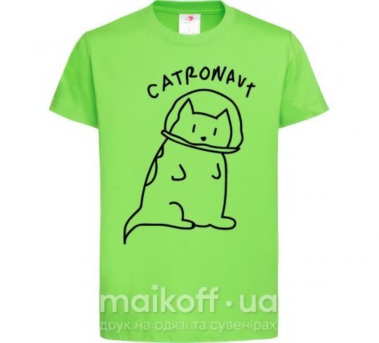 Детская футболка Catronaut Лаймовый фото