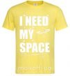 Чоловіча футболка I need my space Лимонний фото