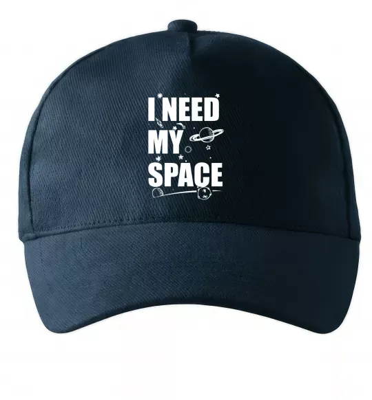 Кепка I need my space Темно-синій фото