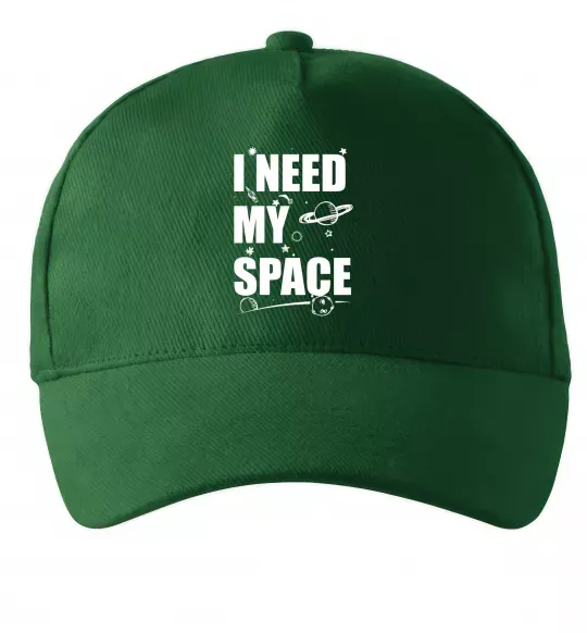 Кепка I need my space Темно-зелений фото