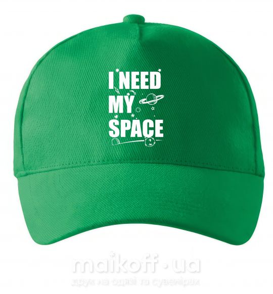 Кепка I need my space Зелений фото