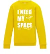 Детский Свитшот I need my space Солнечно желтый фото