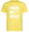 Чоловіча футболка I need my space Лимонний фото