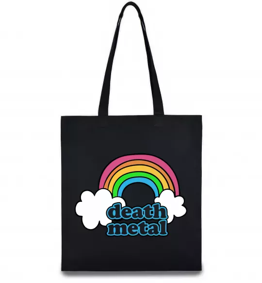 Эко-сумка Death metal Черный фото