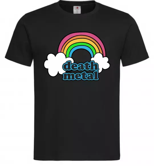 Мужская футболка Death metal Черный фото
