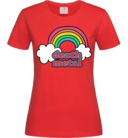 Женская футболка Death metal