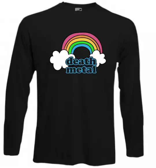 Лонгслив Death metal Черный фото
