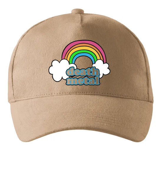 Кепка Death metal Пісочний фото