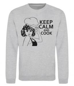 Свитшот Keep calm and cook