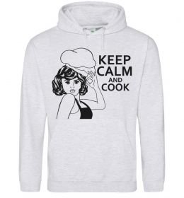 Чоловіча толстовка (худі) Keep calm and cook Чоловіча толстовка (худі) Keep calm and cook