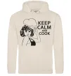 Мужская толстовка (худи) Keep calm and cook Таш фото