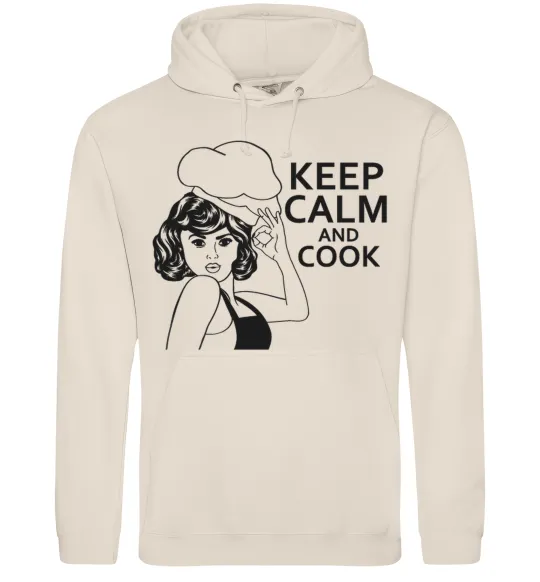 Женская толстовка (худи) Keep calm and cook Таш фото