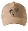 Кепка Keep calm and cook Песочный фото