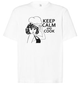 Футболка Оверсайз Keep calm and cook