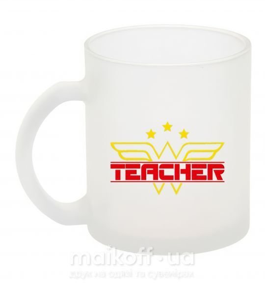 Чашка скляна Wonder teacher Фроузен фото