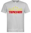 Мужская футболка Wonder teacher Серый фото