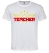 Мужская футболка Wonder teacher Белый фото