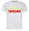 Мужская футболка Wonder teacher Белый фото