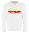 Свитшот Wonder teacher Белый фото