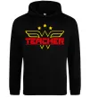 Женская толстовка (худи) Wonder teacher Черный фото