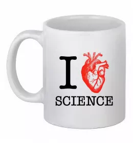 Чашка керамическая Обережно! Працює мозок Белый фото