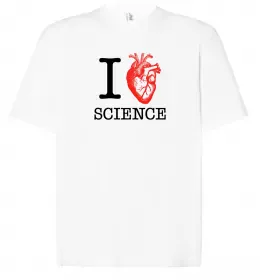 Футболка Оверсайз Обережно! Працює мозок Белый фото