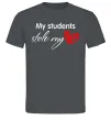 Мужская футболка My students stole my heart Графит фото
