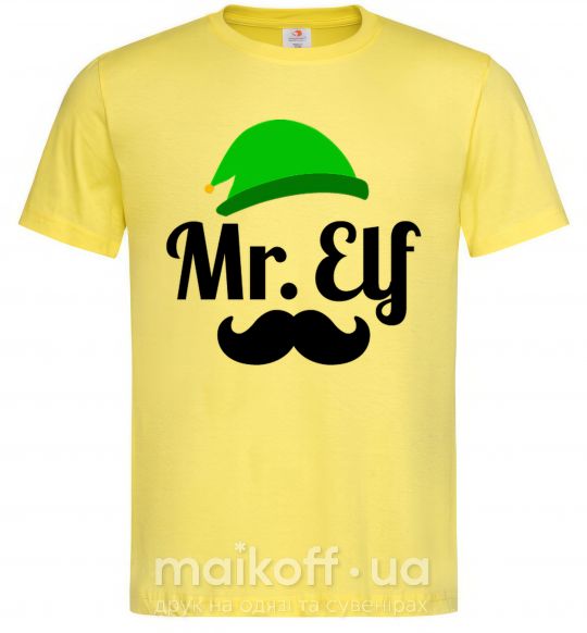 Мужская футболка Mr. Elf Лимонный фото
