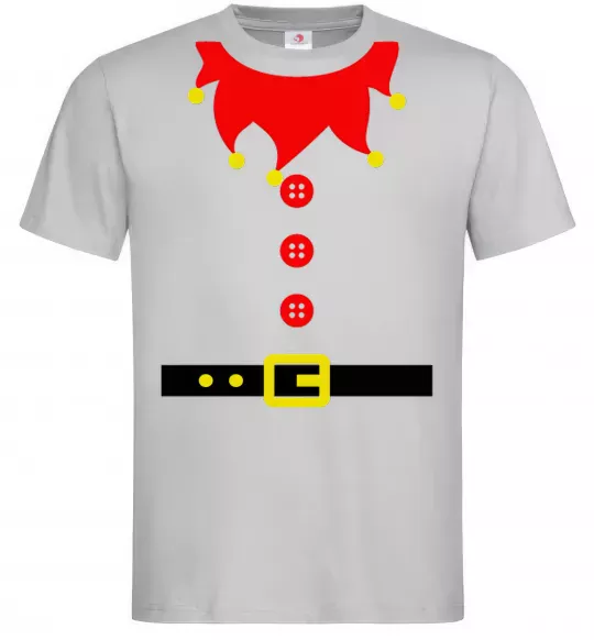 Мужская футболка Костюм "Ельф" Серый фото