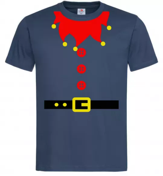 Мужская футболка Костюм "Ельф" Темно-синий фото