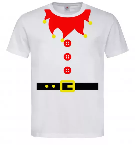 Мужская футболка Костюм "Ельф" Белый фото