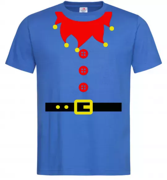 Мужская футболка Костюм "Ельф" Ярко-синий фото