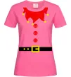 Жіноча футболка Костюм "Ельф" Яскраво-рожевий фото