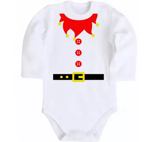 Дитячий бодік Костюм "Ельф" Білий фото