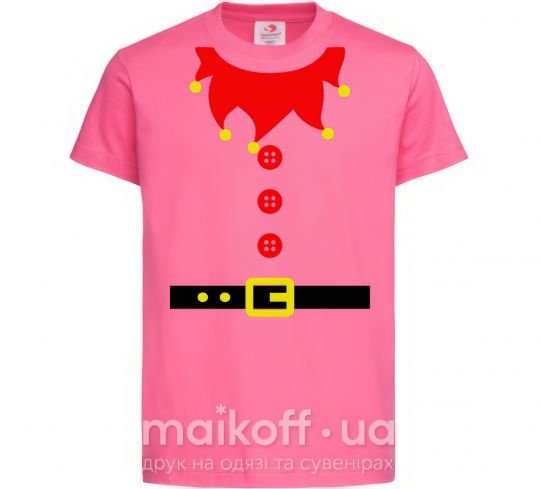 Дитяча футболка Костюм "Эльф" Яскраво-рожевий фото