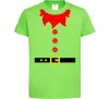 Детская футболка Костюм "Ельф" Лаймовый фото