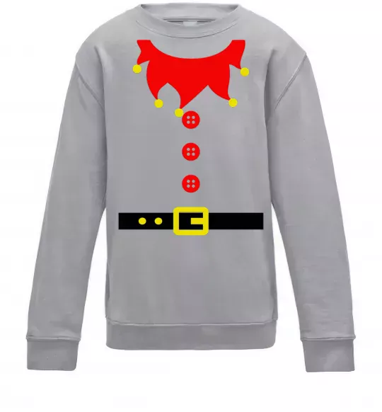 Дитячий світшот Костюм "Ельф" Сірий меланж фото