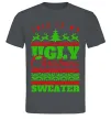Мужская футболка Ugly Christmas sweater Графит фото