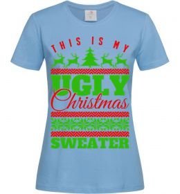 Жіноча футболка Ugly Christmas sweater Жіноча футболка Ugly Christmas sweater